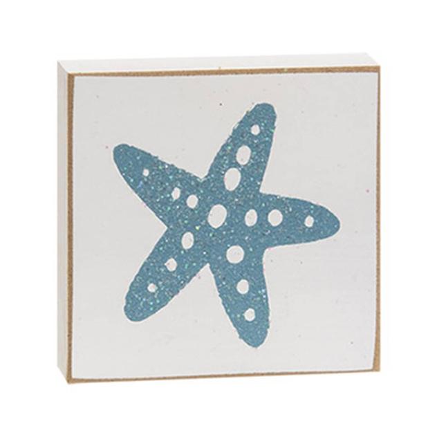 The Hearthside Collection Starfish Square Block Sign