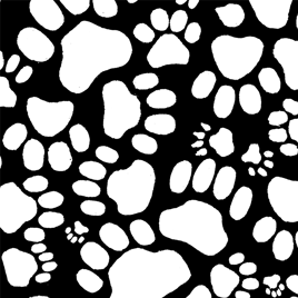 Plus Size LA Pop Art Paw Heart Word Art Crew Neck Sweatshirt