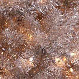 Puleo International 7.5ft. Pre-lit Rose Gold Tree
