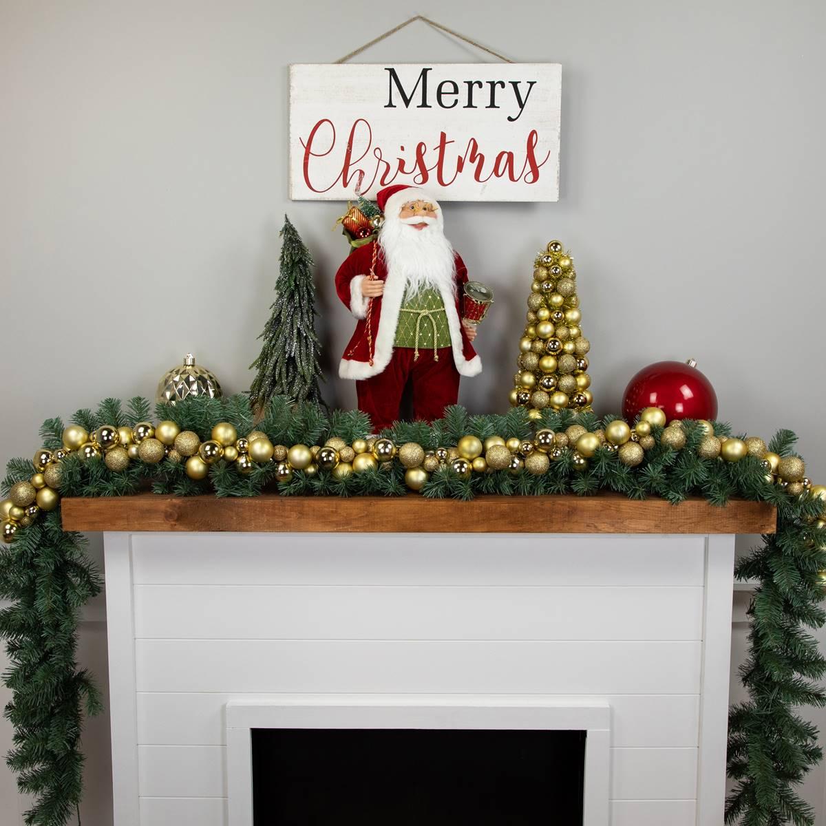 Northlight Seasonal 6ft. Shatterproof Gold Christmas Garland