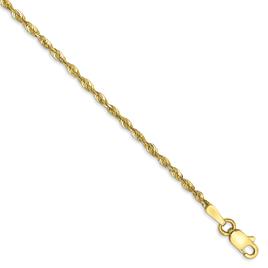 Gold Classics(tm) 10kt. 1.8mm Extra-Light Rope Chain Bracelet