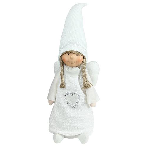 Northlight Snowy Woodlands Girl Angel Christmas Figurine