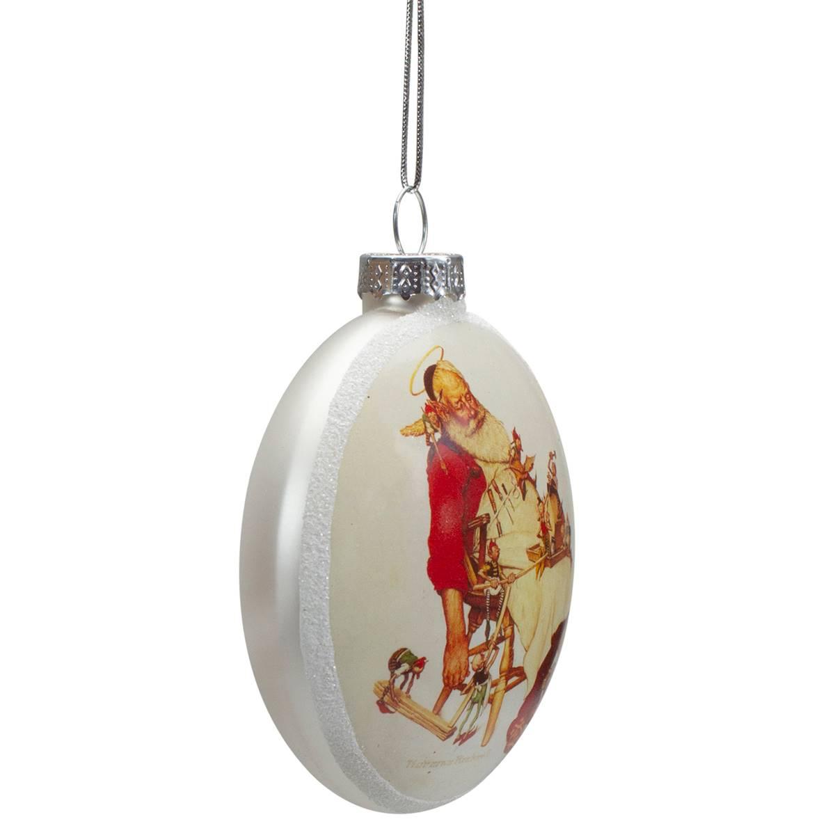 Northlight Seasonal Norman Rockwell Santa & His Helpers Ornament