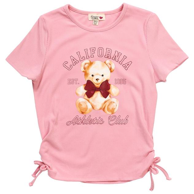 Girls (7-16) Dream Girl Short Sleeve Side Cinch Cali Bear Tee