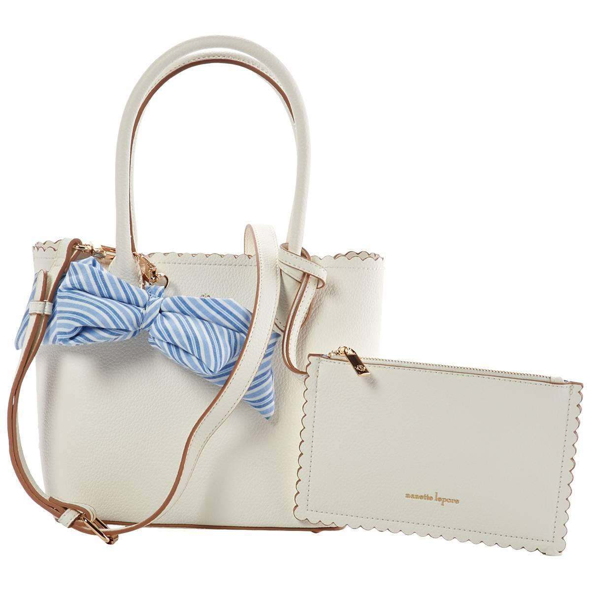 Nanette Lepore Francesca Scalloped Satchel with Bow