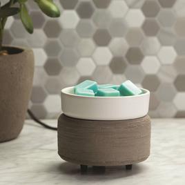 Candle Warmers Etc. Bronze Geometric 2-in-1 Wax Warmer