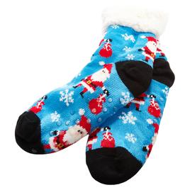Womens Ella & Joy Winter Sherpa Lined Lounge Socks