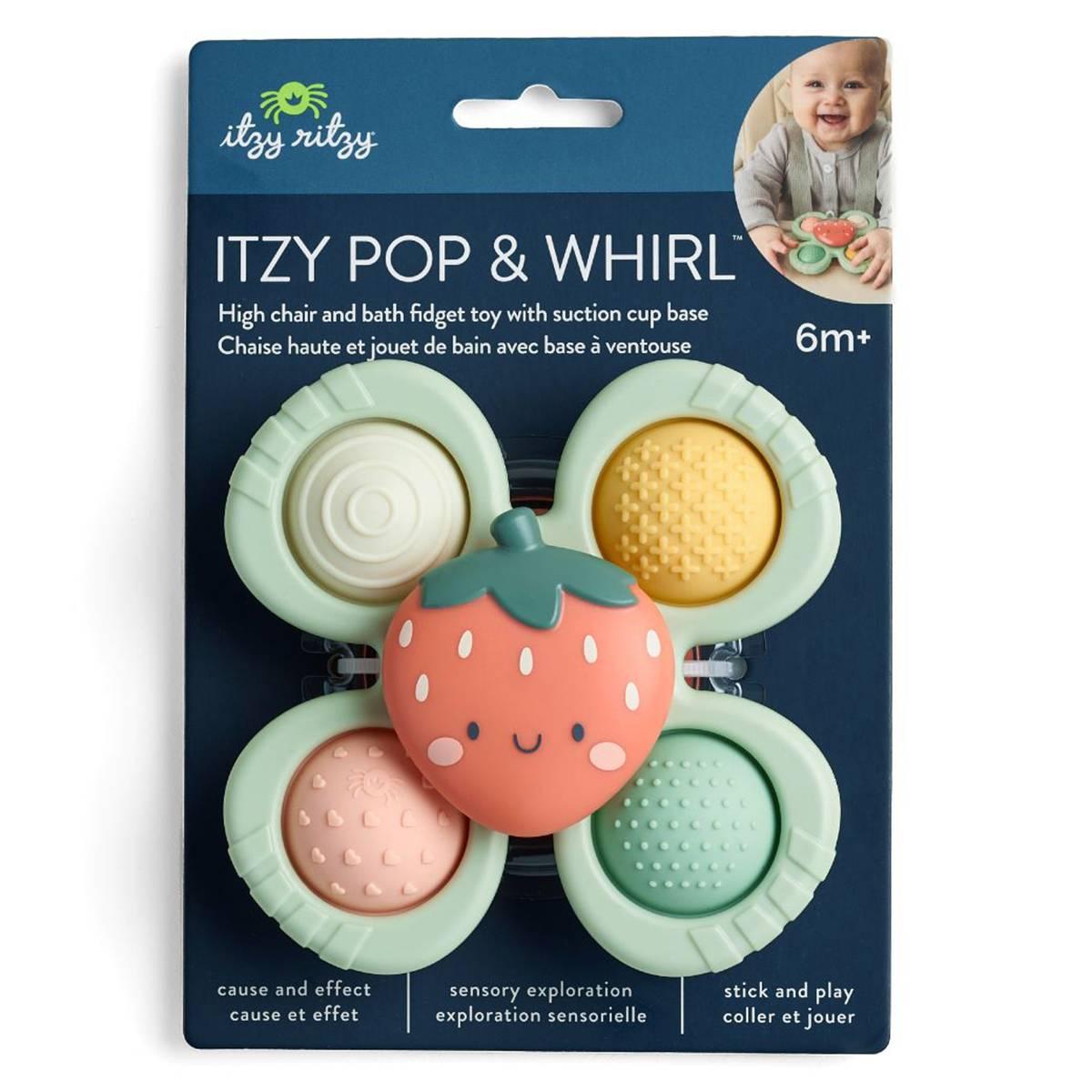 Itzy Ritzy Strawberry Pop & Twirl Fidget Spinner