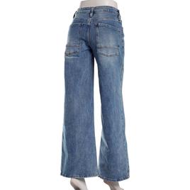 Juniors YMI® Low Rise Wide Leg Butterfly Chain Jeans