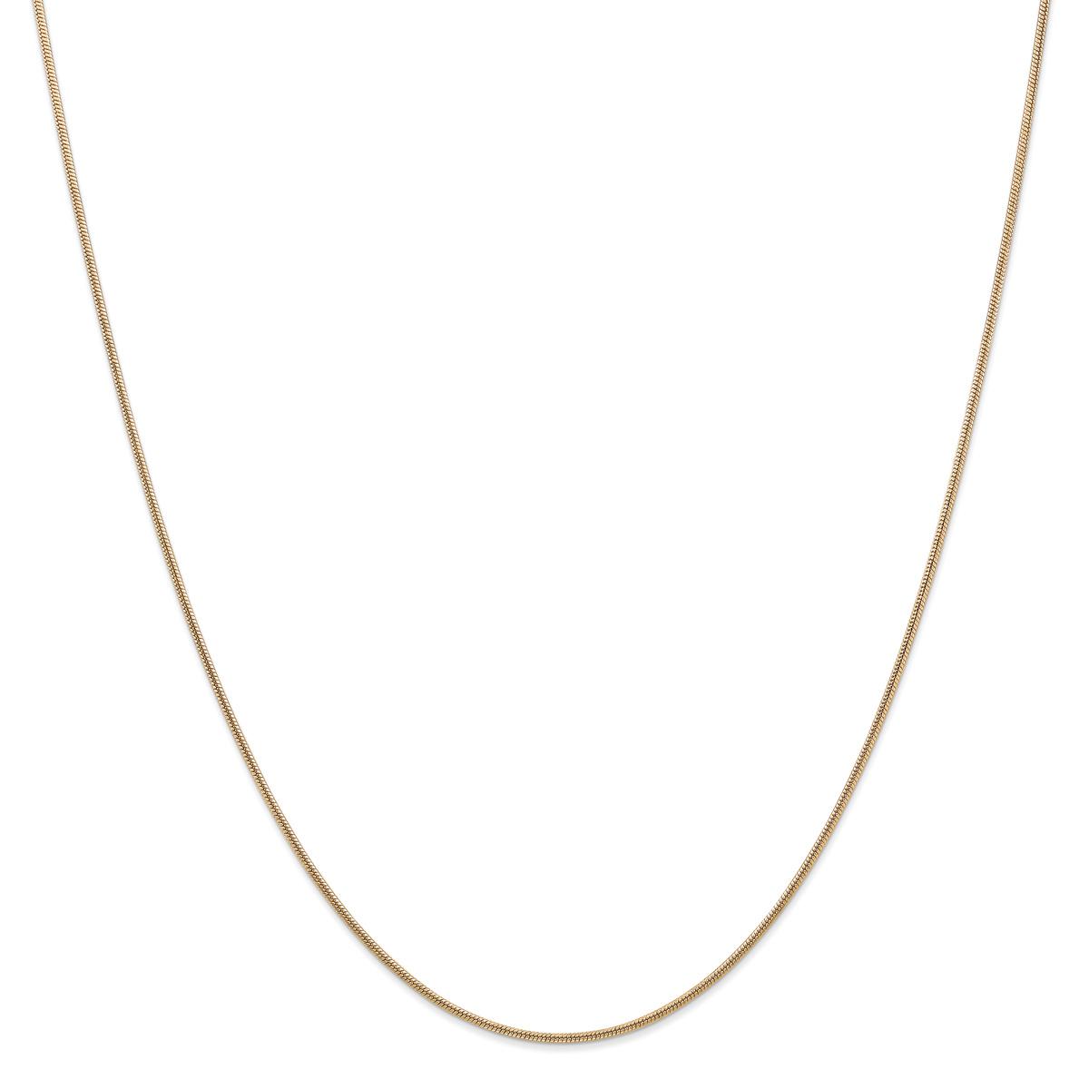 Gold Classics(tm) 1.4mm. 14k Gold Round Snake Chain Necklace