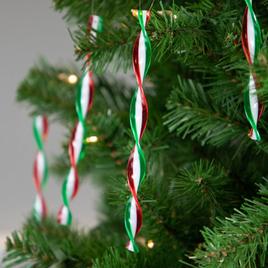 Northlight Seasonal 6ct. Multicolor Swirl Christmas Ornaments