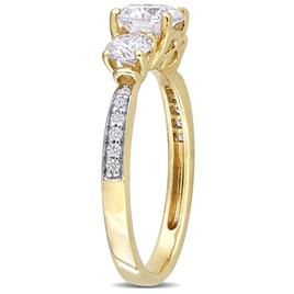 Diamond Classics™ 10kt. Yellow Gold Moissanite Ring
