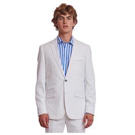 Mens Paisley & Gray Jacket - White Shark