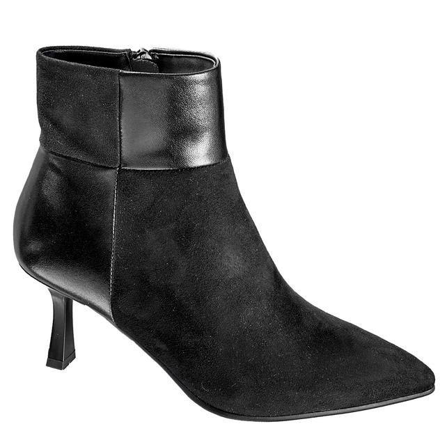 Womens Patrizia Xairy Color Block Ankle Boots - Black