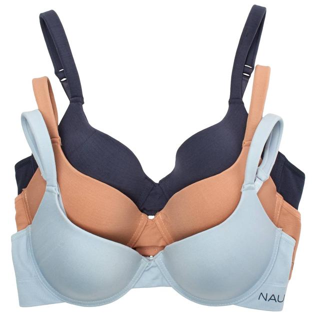 Womens Nautica 3pk. Seamless Molded T-Shirt Bras NT4918-3PKAV