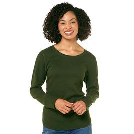 Plus Size Architect(R) Long Sleeve Sold Crew Neck Thermal Tee