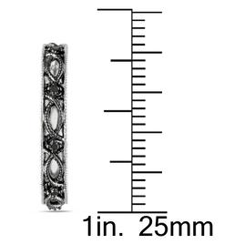 Radiant Rainbow™ 1/10kt. Black Diamond Hoop Earrings