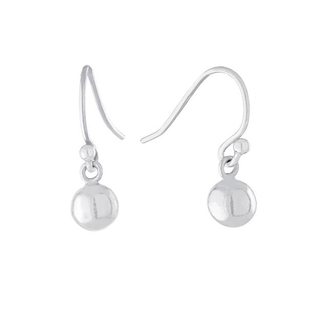 Athra Sterling Silver 6mm Ball Drop Earrings