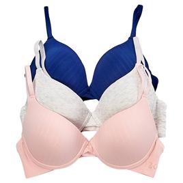 Womens IZOD®  3pk Wide Double Rib Debossed Logo Bra