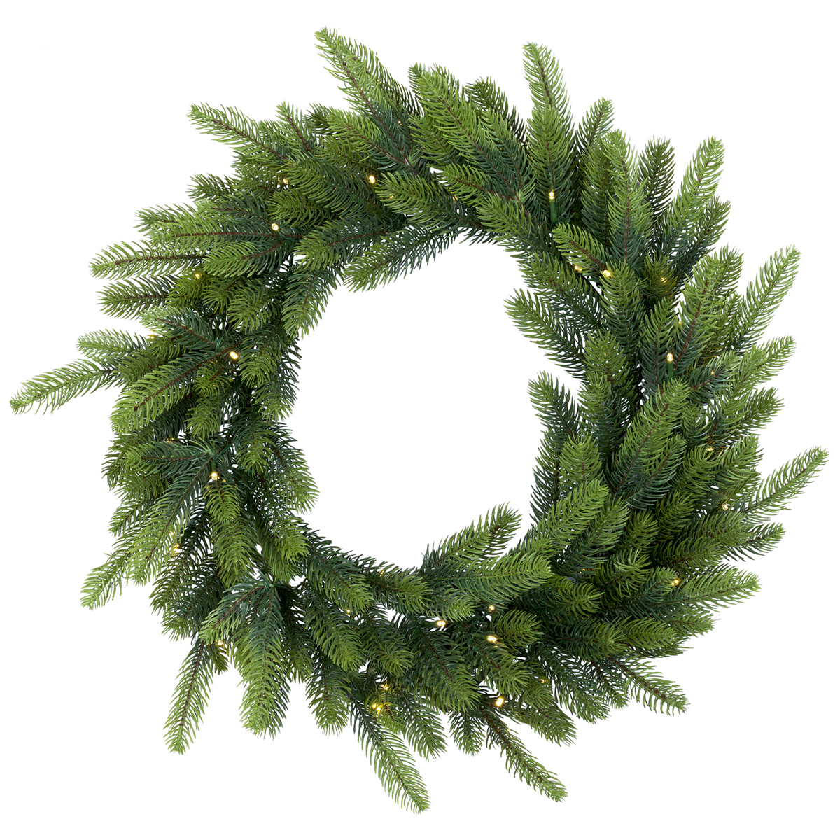 Northlight Real Touch(tm) 24in. LED Noble Fir Christmas Wreath