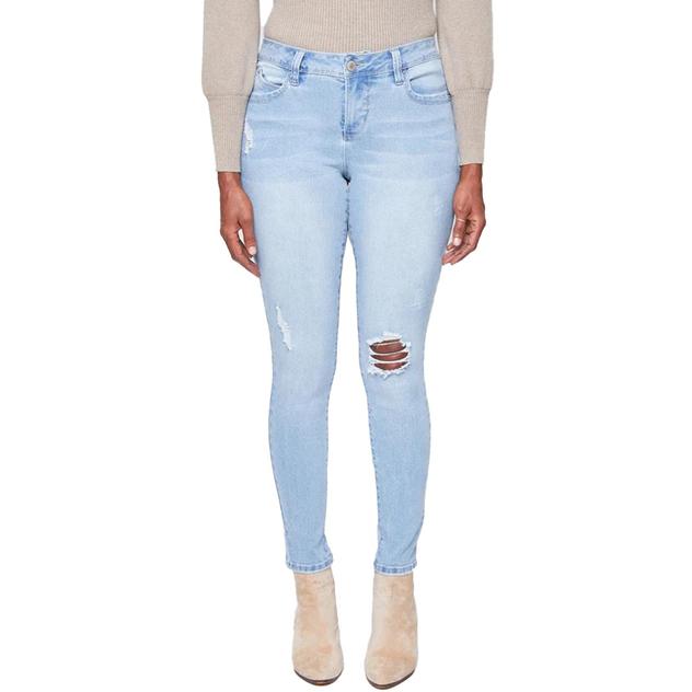 Plus Size Royalty® WannaBettaButt Crosshatch Skinny Jeans