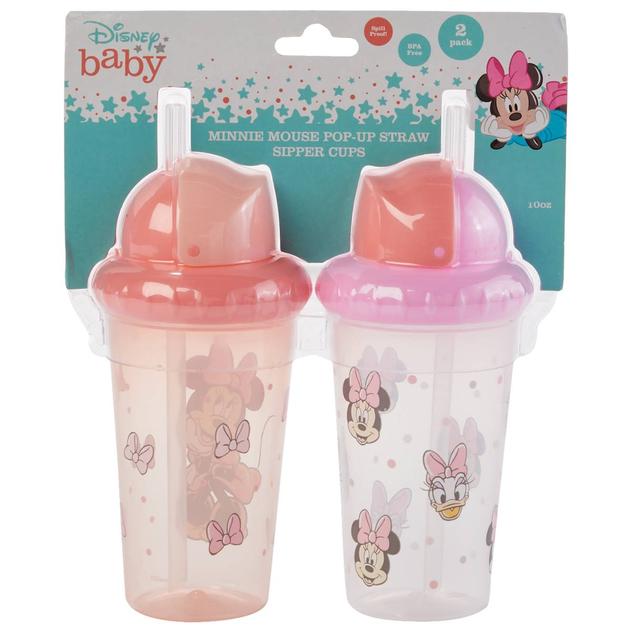 Baby Girl Disney Baby 2pk. Minnie Pop-Up Straw Sipper Cups