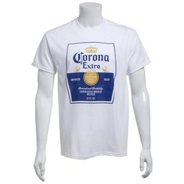 Mens Corona(R) Label Short Sleeve Graphic Tee - White