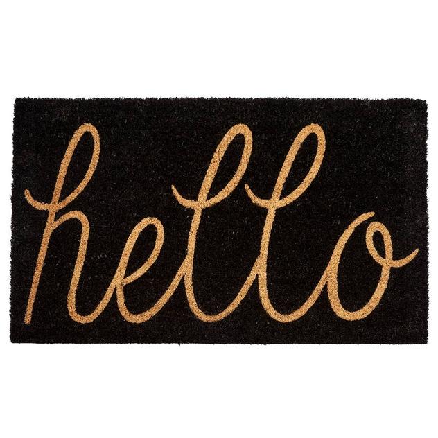 Hello Coir Doormat - 18x30