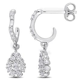 Sophia B 14kt. White Gold 2/5ct. Diamond Dangle Earrings