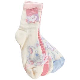 Girls Disney 5pk. Aristocats Mid Crew Socks