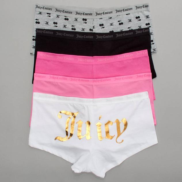 Juniors Juicy Couture 5pk. Boyshort Panties JC7530-5PKJC