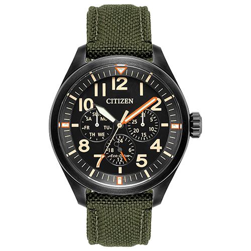Mens Citizen® Eco-Drive Ion Plated Watch - BU2055-16E