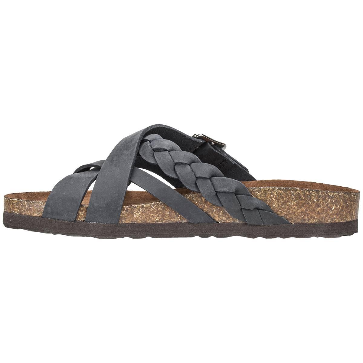 Womens White Mountain Harrington Footbed Slide Sandals