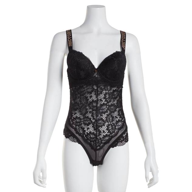 Juniors Juicy Couture Lace Bodysuit w/Rhinestone Logo JC2465C1