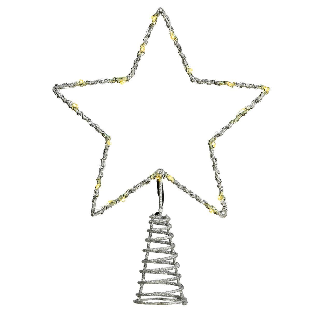 National Tree 13.5in. Dual Color(R) Open Star Tree Topper