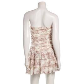 Juniors Madden Girl Floral Mesh Triple Tier Tube Dress