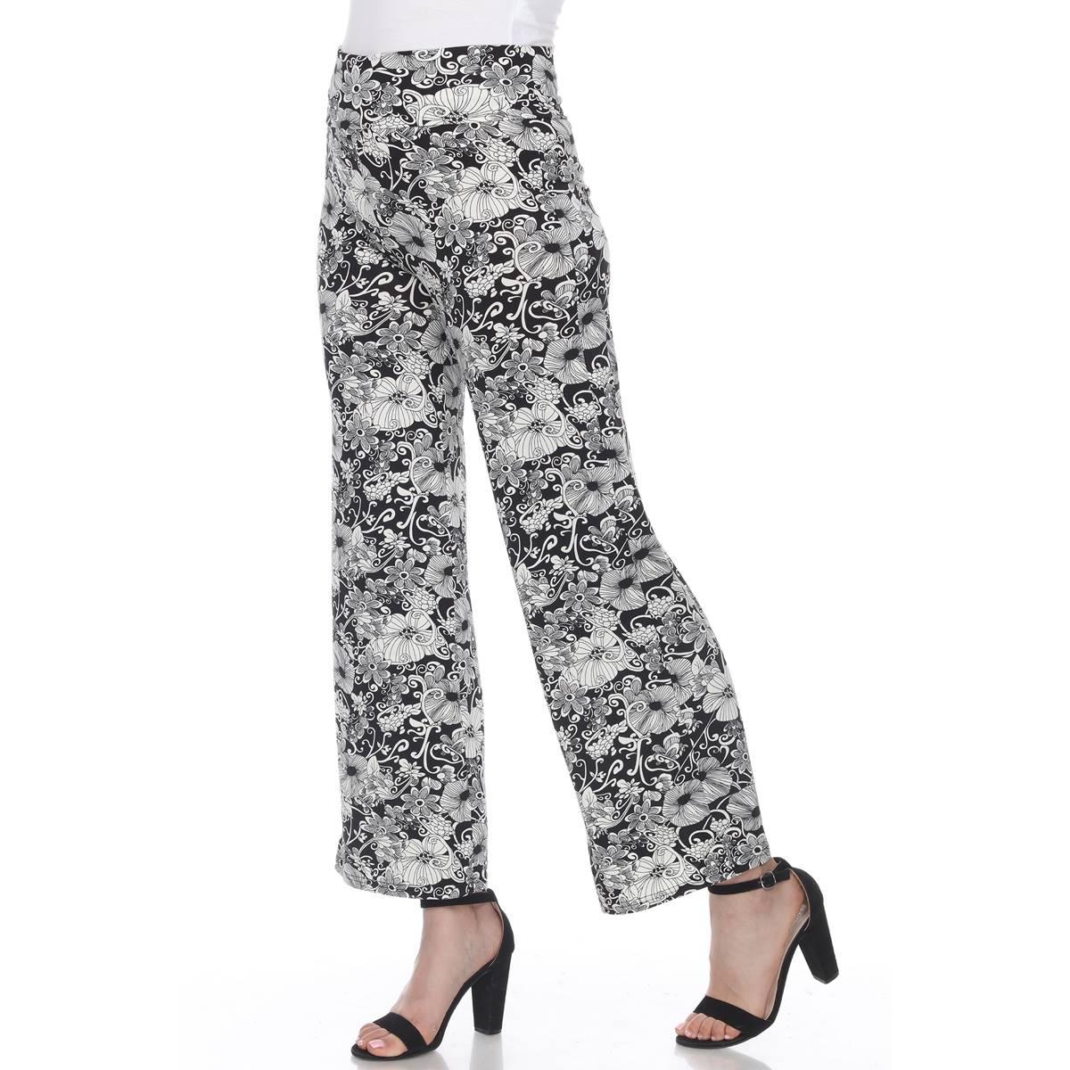 Womens White Mark Floral Paisley Palazzo Pants