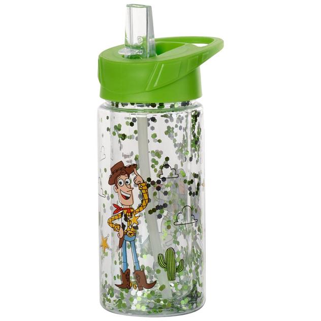 Toddler Boy Disney Pixar Toy Story Buzz/Woody Glitter Cup w/Straw