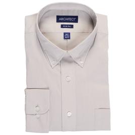Mens Big & Tall Architect(R) Performance Dress Shirt - Grey Dawn