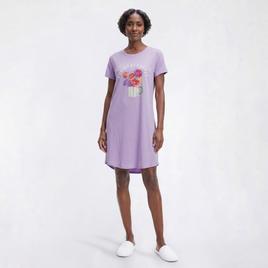 Womens Jaclyn Short Sleeve Fueled By Coffee Nightshirt