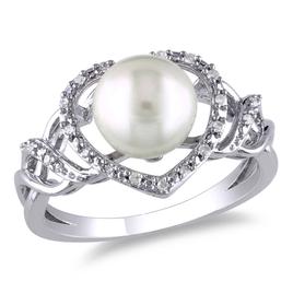 Gemstone Classics(tm) 1/10ct. Freshwater Cultured Pearl Ring