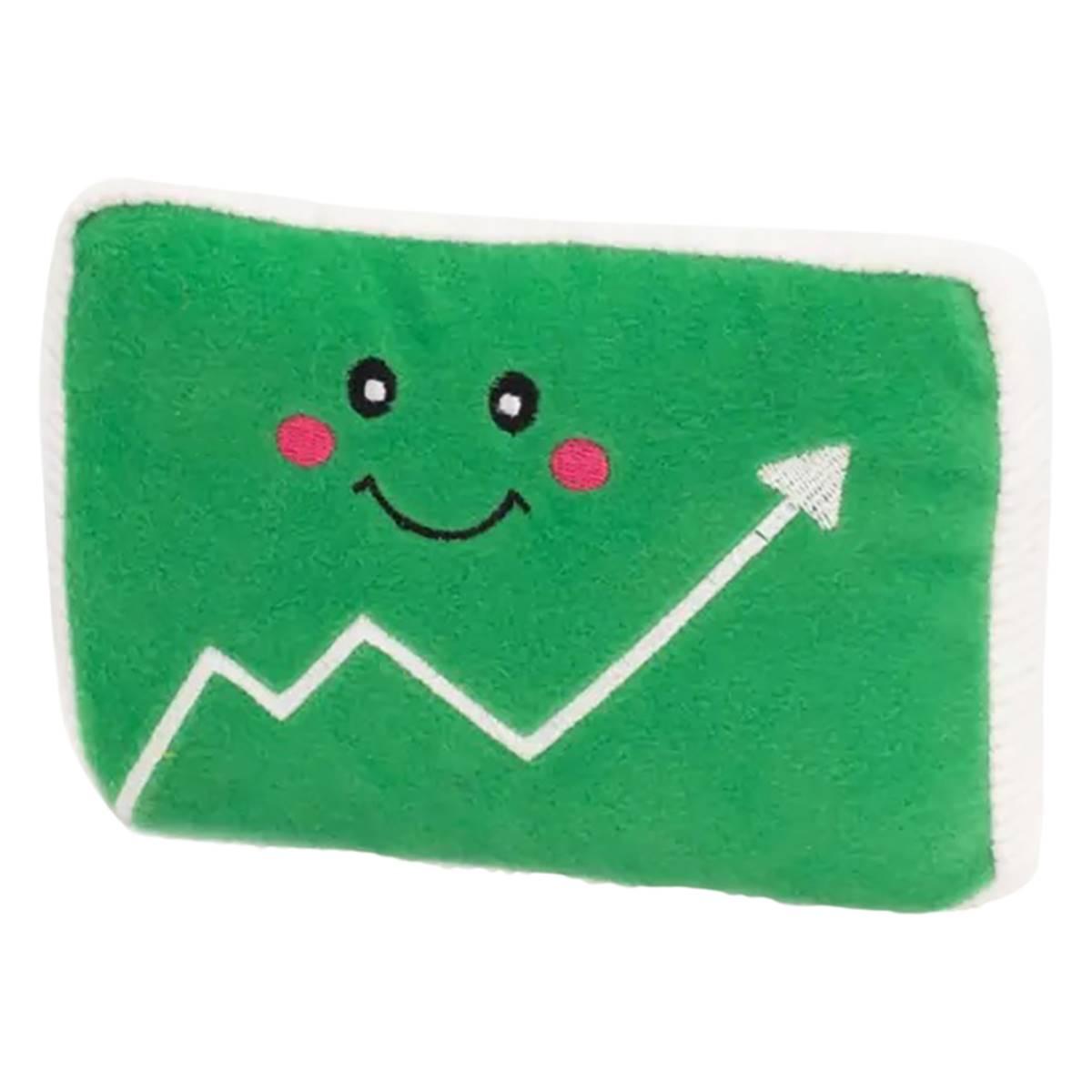 Zippy Paws Stock Chart Dog Toy