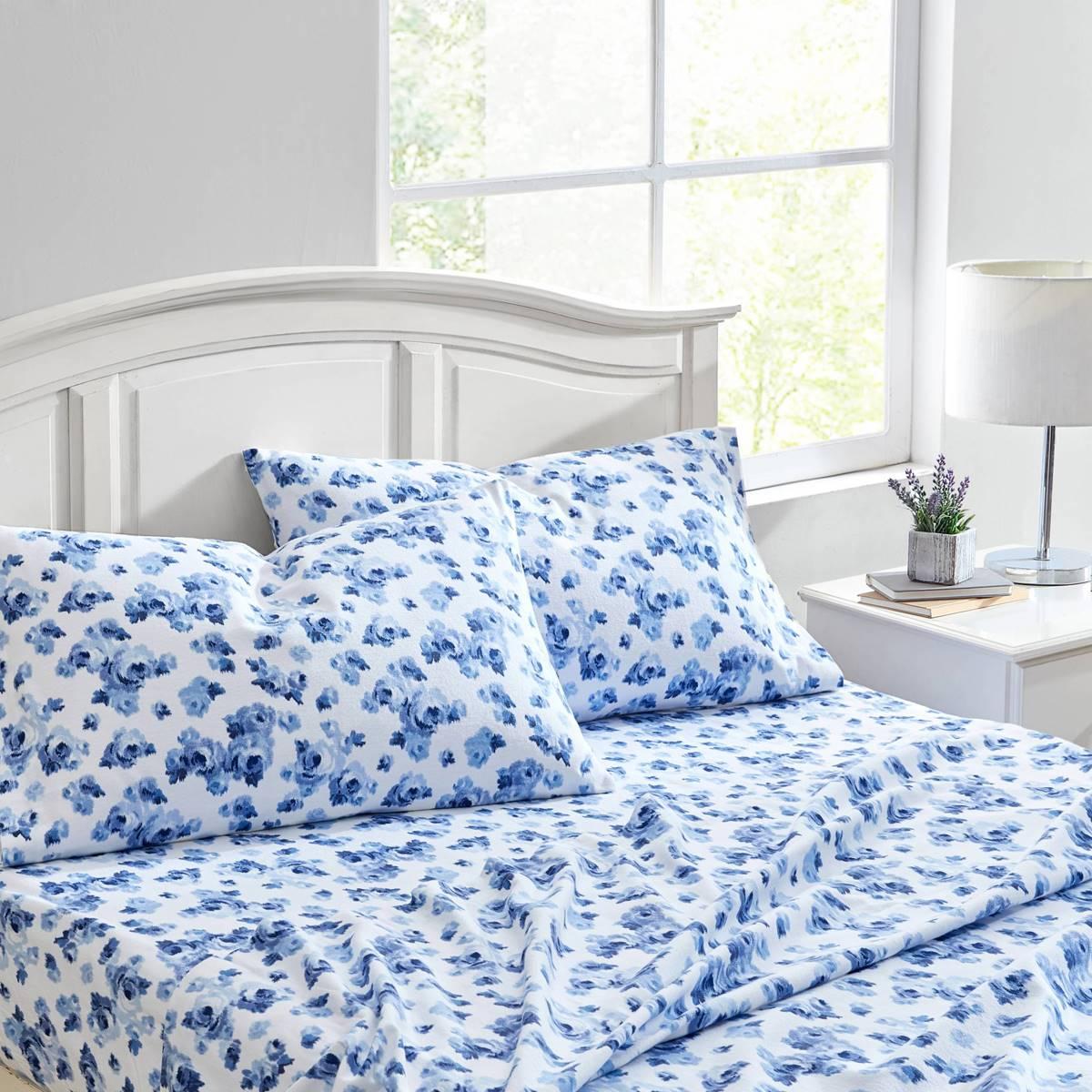 Laura Ashley Emelisa Cotton Flannel Sheet Set