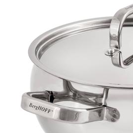 BergHOFF Belly Shape 18/10 Stainless Steel Stockpot w/ Lid