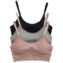 Womens Nautica 3pk Bralettes - NT3475-3PKA