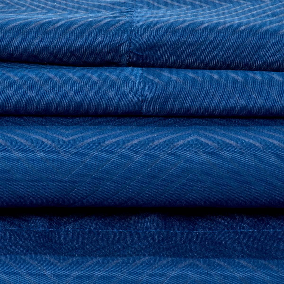 Hotel Suites 6pc. Chevron Embossed Sheet Set - Blueberry