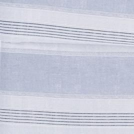 London Fog Fog Blue Stripe Duvet Cover Set