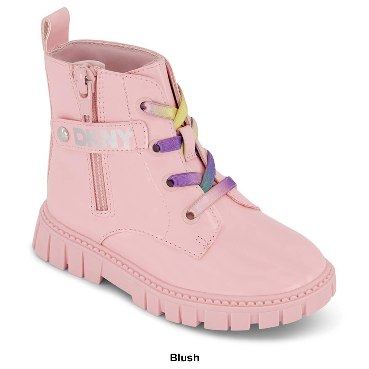 Little Girls DKNY Carrie Side Zip Lug Sole Booties