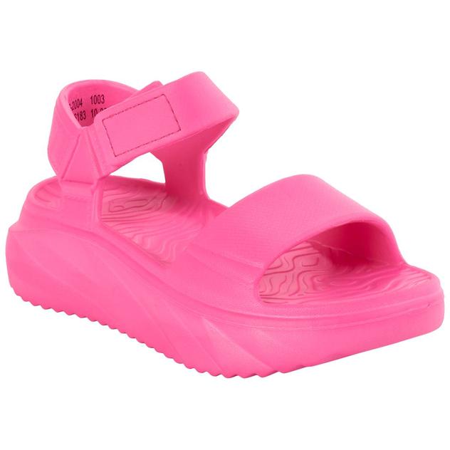 Big Girls Capelli® New York Velcro Ankle Closure Sandals