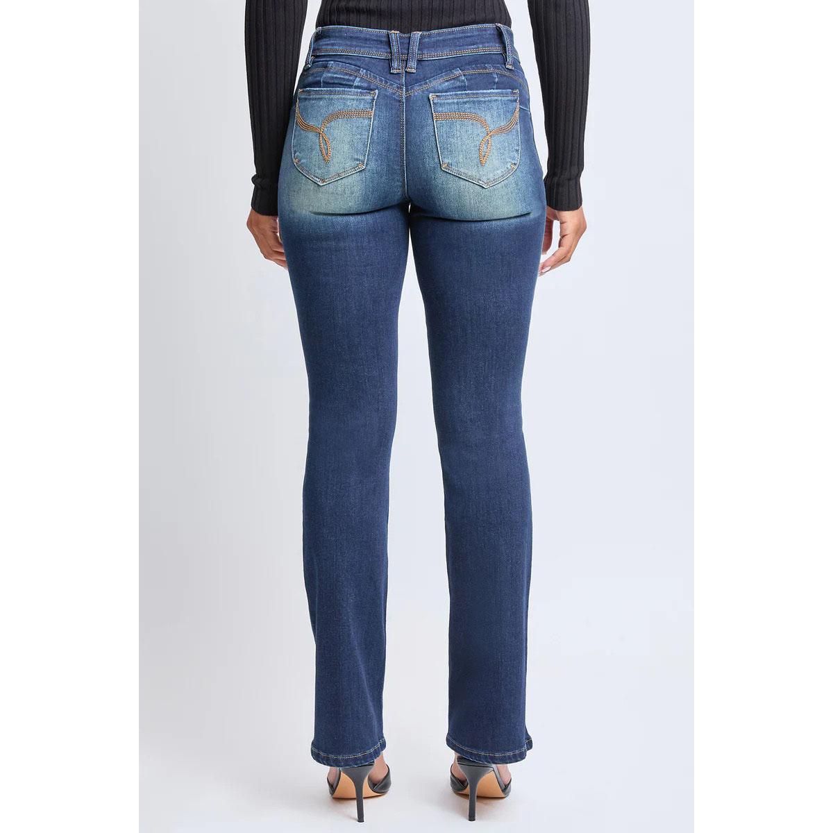 Juniors YMI® WannaBettaButt Mid Rise Tinted Bootcut Jeans